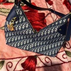 Blue Patterned Women's Bag